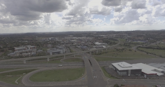 Quiet highway interchange