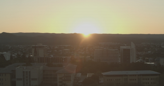Windhoek Sunset over City Centre