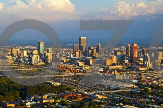 Aerial view of JHB
