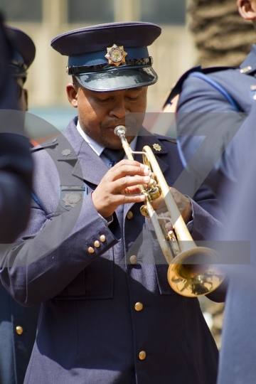 Policeman band member